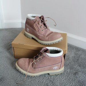 Timberland lavender waterproof boots